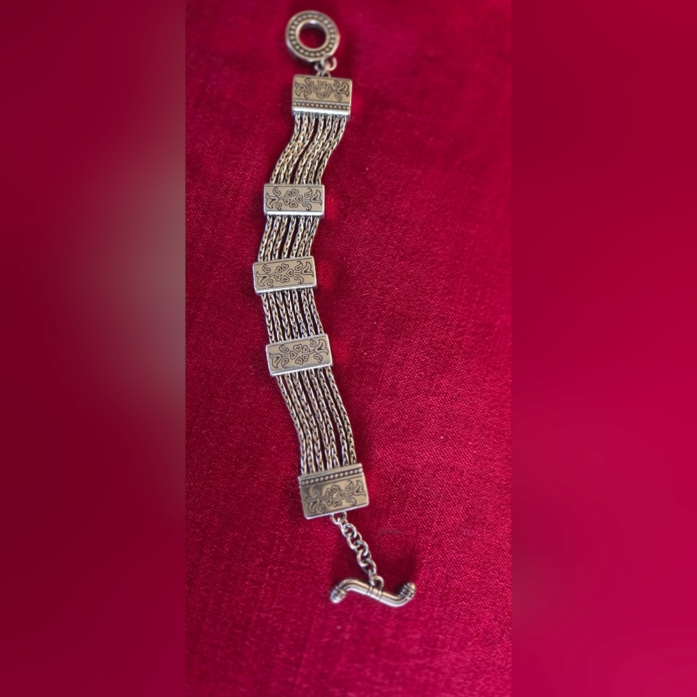BRIGHTON French Quartee Ophelia Silver  Chain Bracelet. - Picture 2 of 4